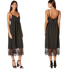 Sabina Musayev Dalilah Lace Hem Dress